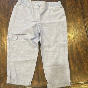 Light Denim Cargo Pants